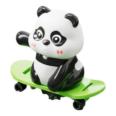 熊猫发条玩具宝宝抬头爬行玩具