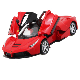 嘉业1:32仿真拉法合金汽车模型跑车车模声光儿童玩具车男孩摆件