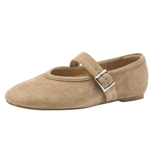 达芙妮小单鞋2026新款春季玛丽珍平底皮鞋女款皮鞋女鞋子豆豆舒适