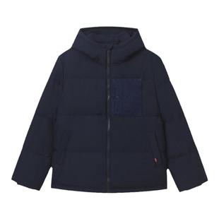 Levi's李维斯情侣同款冬季户外防寒保暖休闲松弛连帽羽绒服外套