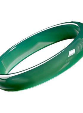 冰种祖母绿宝石复古风证书玉髓