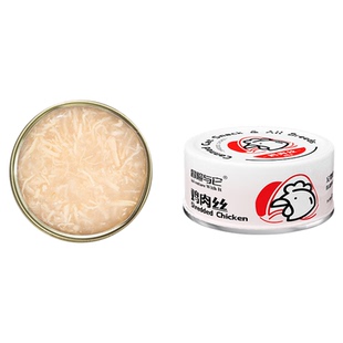 冒险与它鸡丝罐头85g猫咪零食罐头成猫幼猫湿粮补充营养浓汤零食
