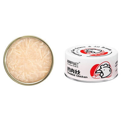 冒险与它鸡丝罐头85g猫咪零食
