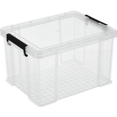 透明收纳箱玩具塑料加厚小号