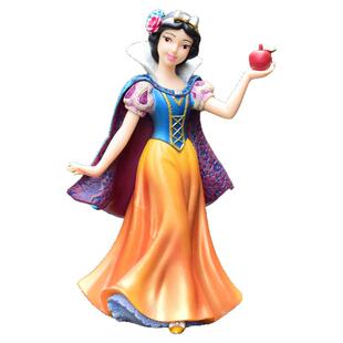 迪士尼白雪公主手办长发茉莉灰姑娘人偶景品模型摆件动漫玩偶礼物