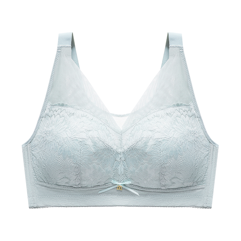胸大显小内衣女品牌专柜正品旗舰店聚拢收副乳防下垂大码薄款文胸