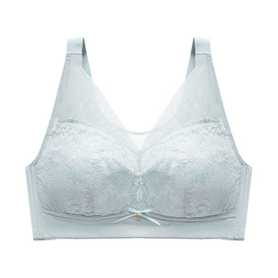 胸大显小内衣女品牌专柜正品旗舰店聚拢收副乳防下垂大码薄款文胸
