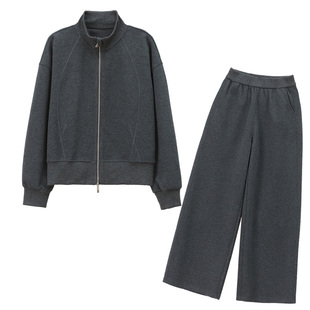 运动套装女2026春秋新款中老年妈妈中年时尚洋气运动服休闲两件套