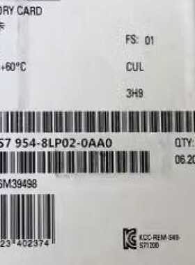 议价6ES79548LP020AA0西门子CPU存储卡2G 6ES7954-8LP02-0AA0现货