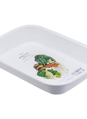 【自营】NAKAYA日本火锅备菜盘厨房配菜料理托盘水果塑料盘蘸料碟
