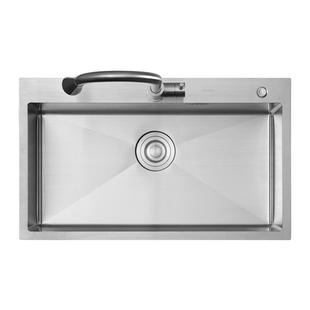 诺米家用304不锈钢厨房水槽加厚手工盆大单槽水池洗菜盆洗碗槽