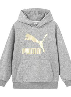 PUMA彪马童装长袖卫衣潮男女同款
