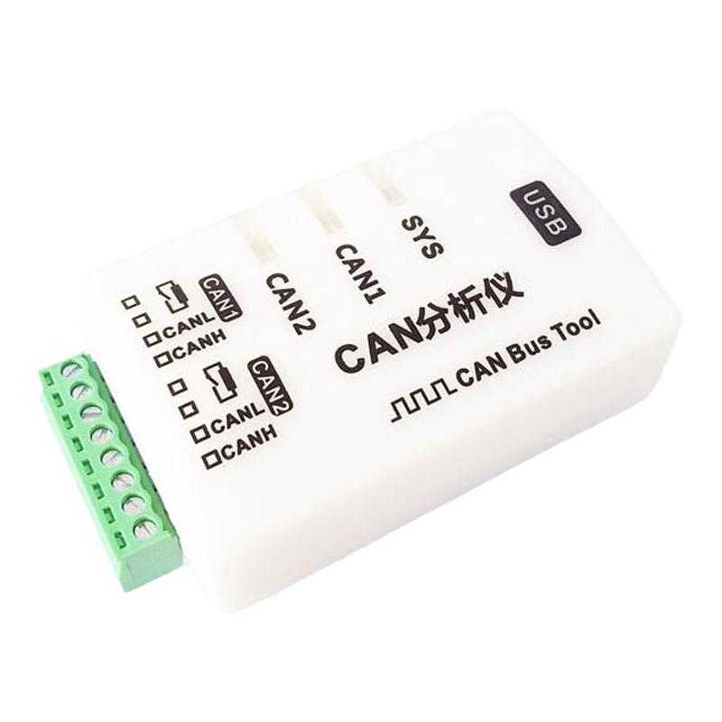 六叶树can盒usbcan分析仪新能源汽车协议盒usb转can周立功can盒