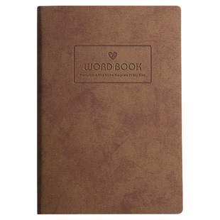 英语单词本a5小清新考研四级英语记忆本大学生加厚笔记本文具背单词ins风简约高中初中小学生词汇生词积累本