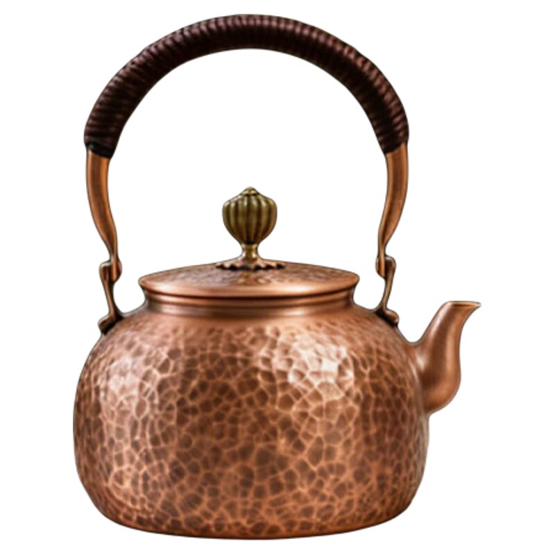 一人用中式复古精致铜茶壶