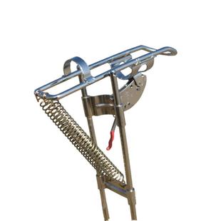 自动钓鱼支架猎途不锈钢竿架炮台地插弹簧海竿钓鱼神器弹跳杆架