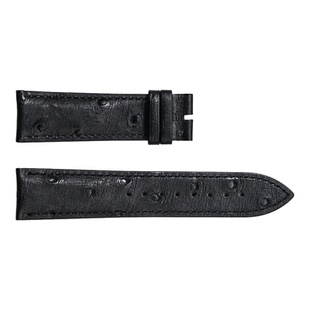 鸵鸟纹真皮表带18/19/20/21/22mm适用天梭海星1853浪琴康卡斯精工