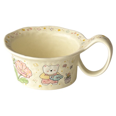 西高地花边碗太戳我！两款都软萌