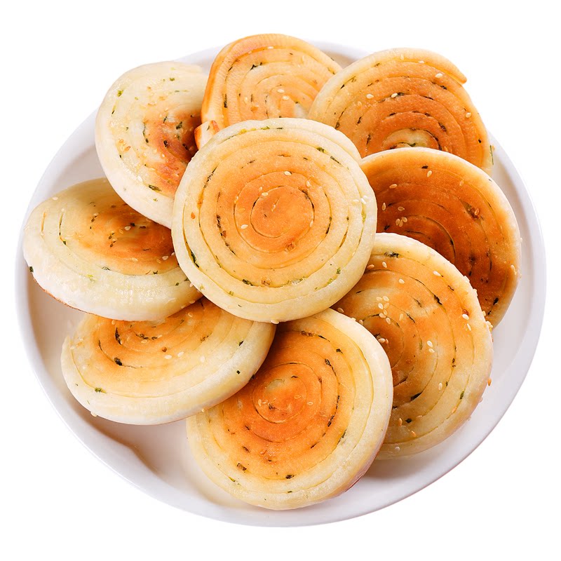 祥口福葱油饼葱花饼小吃半成品