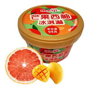 明治杯装冰淇淋香草巧克力椰果