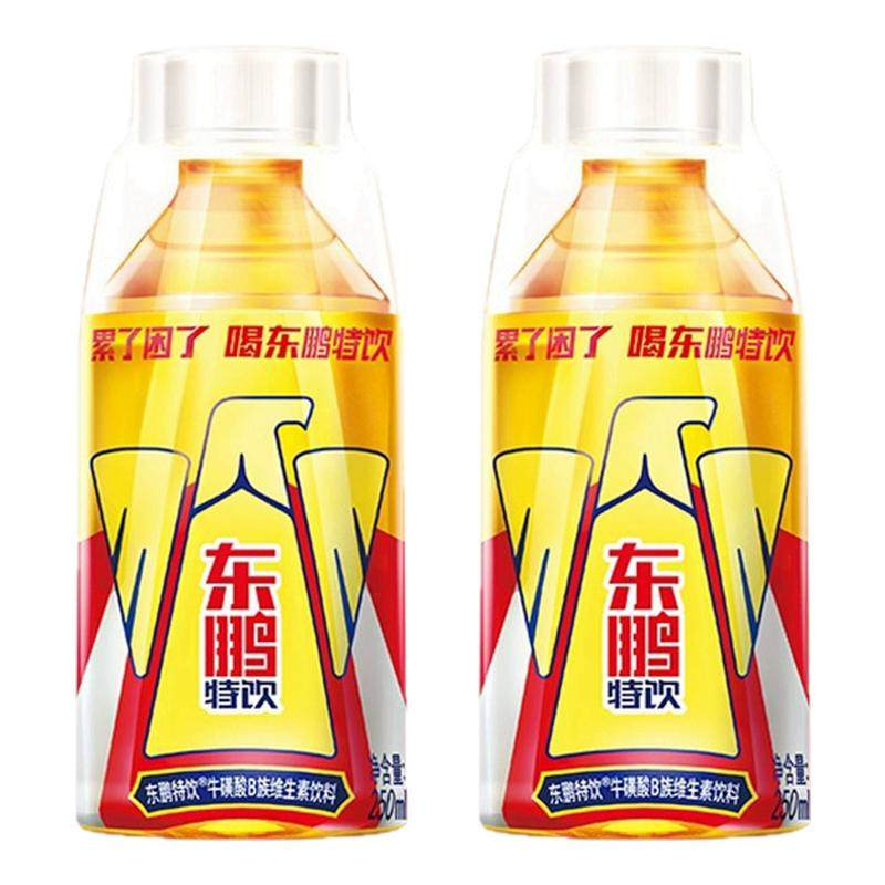 东鹏特饮500ml2瓶牛磺酸维生素大瓶能量饮料官方旗舰店整箱盒装24