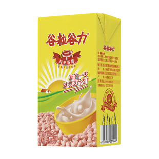 谷粒谷力花生浓浆营养早餐奶250ml*16盒装饮料整箱特价