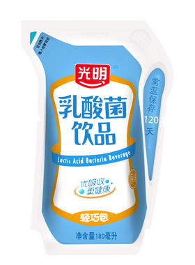 新货6月产光明乳酸菌轻巧包饮品