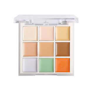 CARMELA卡梅拉九色遮瑕粉底膏遮盖斑点痘印黑眼圈遮瑕盘修容调色