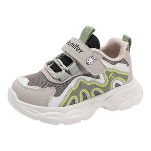 班纳米菲男童鞋2025春秋新款轻便宝宝鞋子小童秋季儿童休闲运动鞋