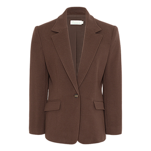 JESSIE美拉德风西装女职业气质通勤长袖外套修身套装2025秋冬新款