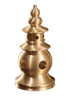 三潭印月香炉黄铜葫芦型熏香炉金属工艺品室内装饰品礼品桌面摆件