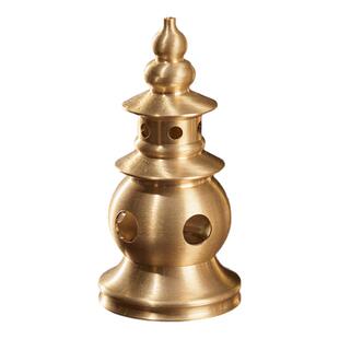 三潭印月香炉黄铜葫芦型熏香炉金属工艺品室内装饰品礼品桌面摆件