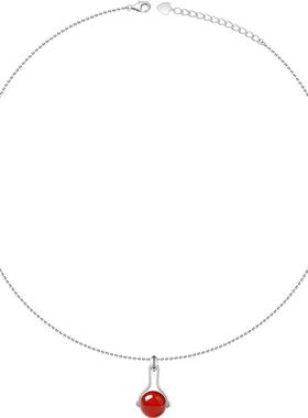 红运项链女高级感潮秋冬吊坠饰品