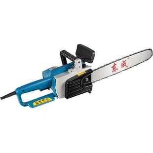 东成电锯伐木锯220v家用东成电链锯劈柴神器小型手持插电式链条锯