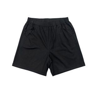 300斤大码五分裤女胖mm松紧腰休闲中裤子加肥显瘦200斤弹力短裤夏