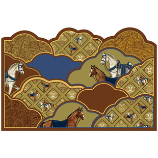 范居态度骑士心驰所愿丝圈地垫高级感蹭泥耐脏异形入户门垫可裁剪