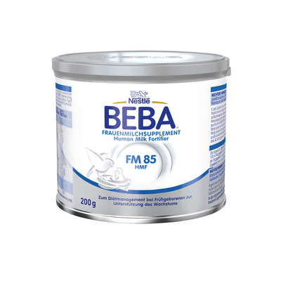 【自营】德国雀巢BEBA 贝巴FM85早产儿新生儿水解母乳强化剂200g