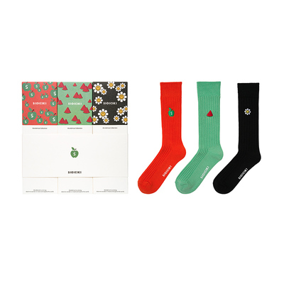 sioiciki休闲棉设计师ins袜子