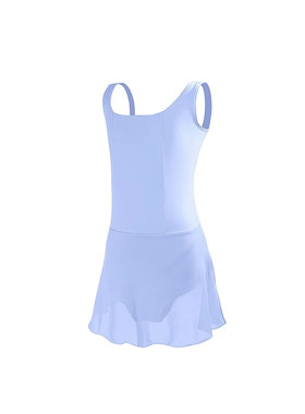 宽吊带连体裙女童连体设计舞蹈服