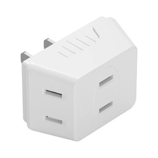 新款家用靠墙多功能插座扩展器旅游插头电源固定一转三插座转换器