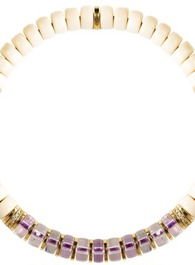 许多福 （灵珀）天然全品无皮药片猛犸牙药片高级感手串男女款