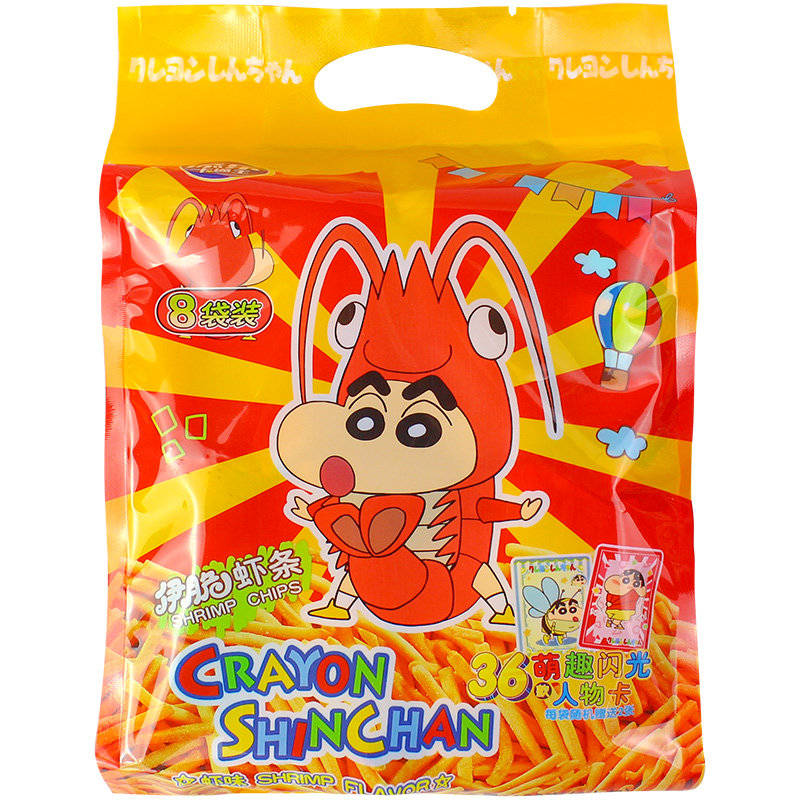 国产伊脆虾味儿童小吃小新