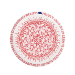 北欧芬兰进口Arabia野玫瑰轻奢马克咖啡杯水壶碗盘子iittala盘杯