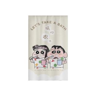 魔术贴门帘半帘卫生间门口遮挡布帘洗手间厕所专用免打孔遮丑挂帘