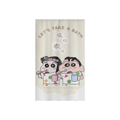 魔术贴门帘半帘卫生间门口遮挡布帘洗手间厕所专用免打孔遮丑挂帘