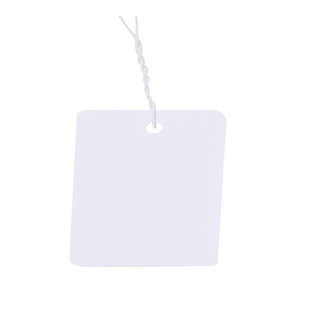 陌释空白塑料PVC标识牌卡片防水记录挂牌标签室外防油防晒撕吊牌铁丝手写加厚1MM撕不烂易擦洗写园林吊卡现货