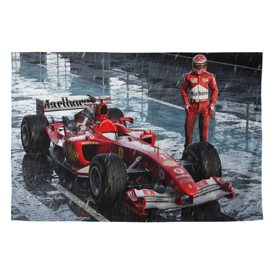 装饰画舒马赫海报F1赛车手