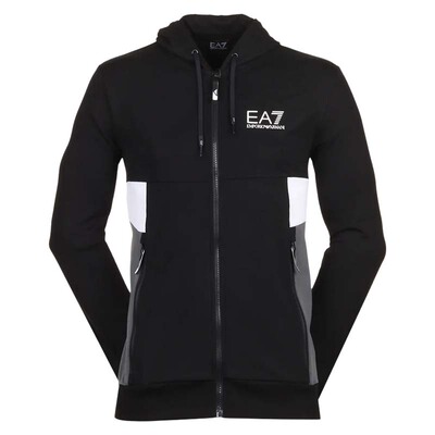 阿玛尼男士开衫连帽卫衣