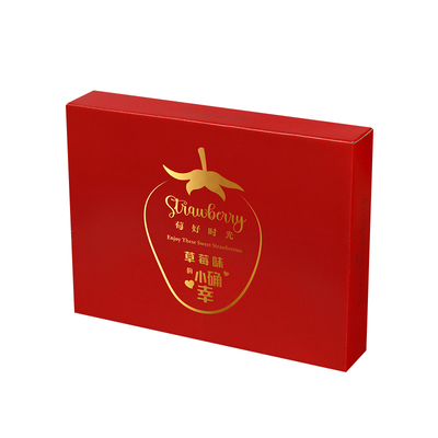 高档礼盒草莓透明塑料原创设计