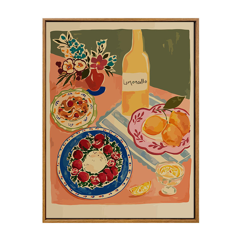 雅调午后茶会diy数字油画材料包